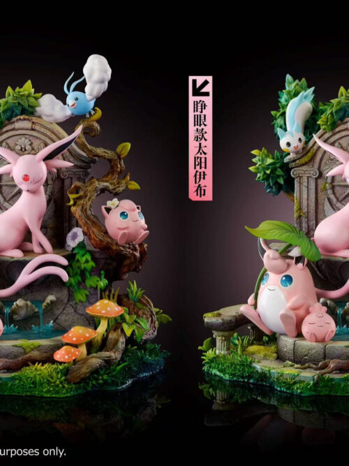 Nature Series: Vol. 06 Espeon & Igglybuff & Jigglypuff & Wigglytuff & Swablu & Pachirisu - Detail View 6