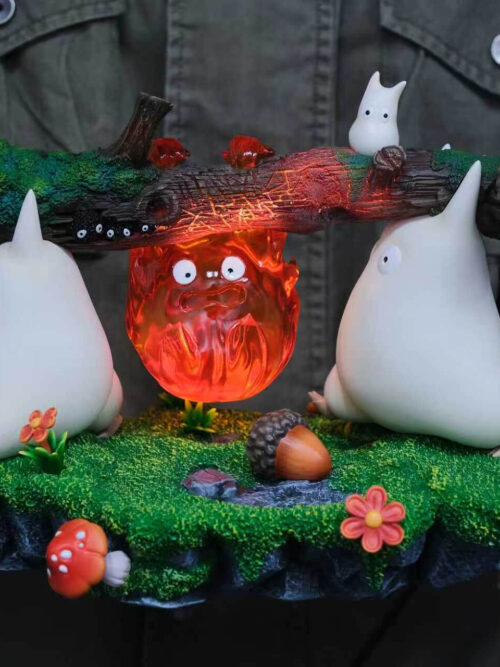 Totoro & Calcifer - Detail View 5