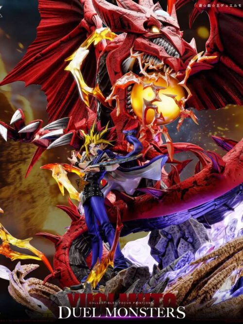 Graduation Collectible Statue Vol. 001 Slifer the Sky Dragon & Yugi Muto - Detail View 2