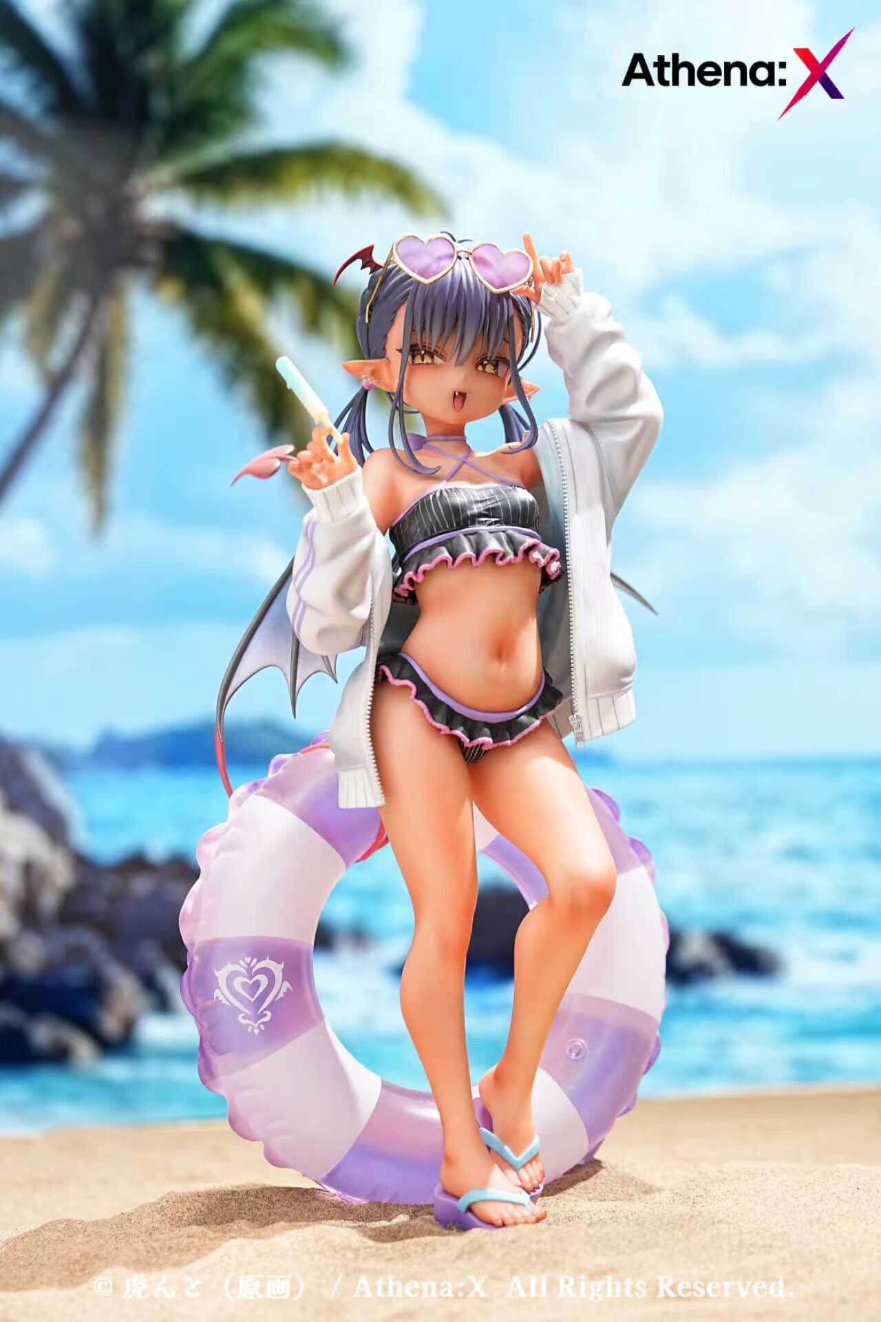 Caramel Summer Brown Little Succubus - Featured Image Caramel Summer Brown Little Succubus - Collectible Figure Main View