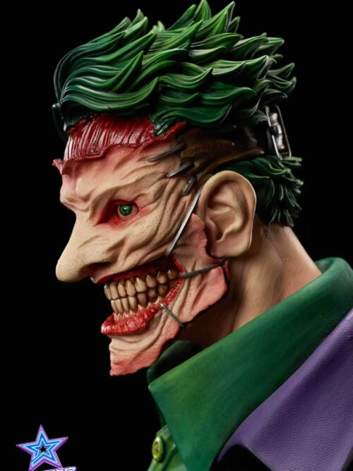 Face-Reattached Bust The Joker - Detail View 2
