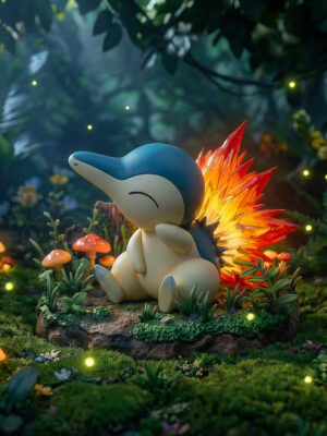 A Slow-Burning Spark Cyndaquil - Detail View 1