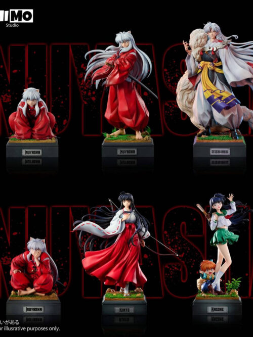 Sitting Pose Statue Inuyasha - Detail View 6
