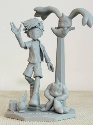 Wallace & Terriermon & Lopmon - Detail View 1