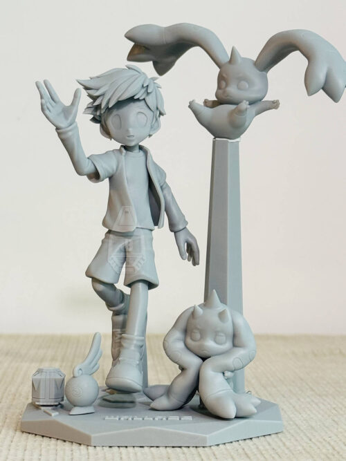 Wallace & Terriermon & Lopmon - Detail View 1