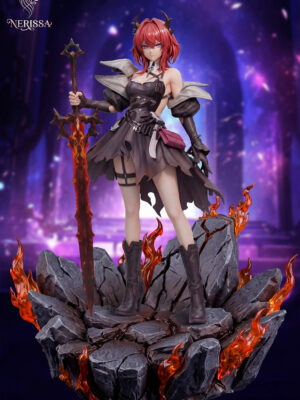 x8vtje014y699y0zqmp2qfsfnb370h1z Spark Girl Arknights Surtr - Nerissa Studio - Collectible Figure Main View