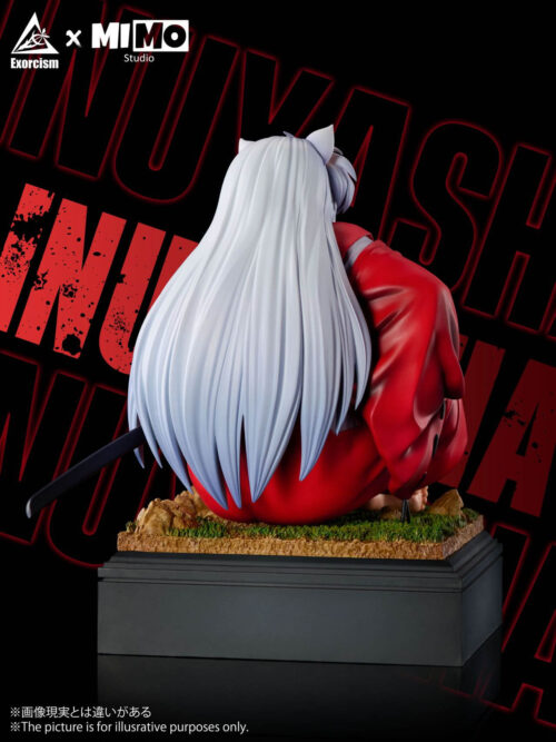 Sitting Pose Statue Inuyasha - Detail View 5