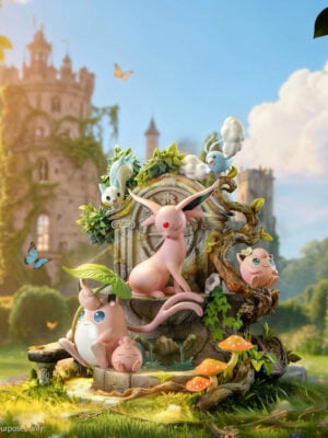 Nature Series: Vol. 06 Espeon & Igglybuff & Jigglypuff & Wigglytuff & Swablu & Pachirisu - Collectible Figure Main View