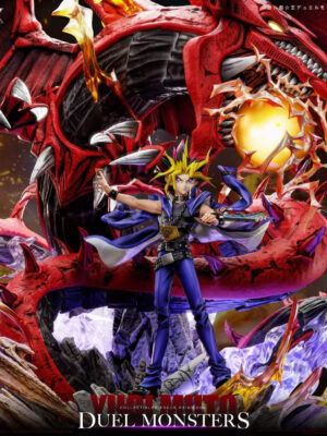 Graduation Collectible Statue Vol. 001 Slifer the Sky Dragon & Yugi Muto - Detail View 1
