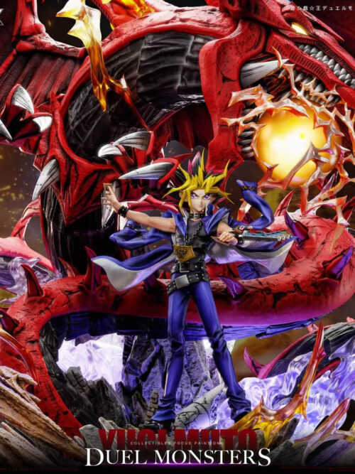 Graduation Collectible Statue Vol. 001 Slifer the Sky Dragon & Yugi Muto - Detail View 1