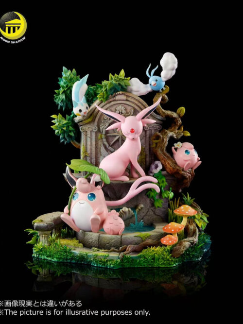 Nature Series: Vol. 06 Espeon & Igglybuff & Jigglypuff & Wigglytuff & Swablu & Pachirisu - Detail View 3