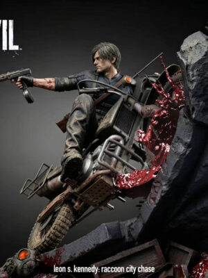 Raccoon City Chase Leon Scott Kennedy - Collectible Figure Main View