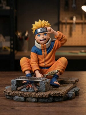3c2tbaqer4q925115jd71jpcfdjmpsvb Childhood Grilled Fish Scene Naruto Uzumaki - Collectible Figure Main View