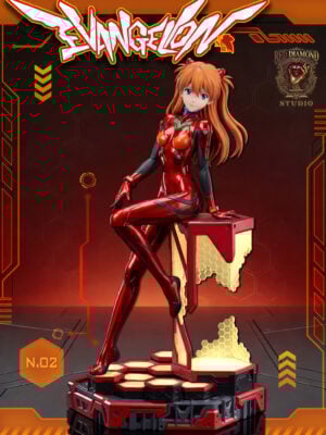 Sitting Asuka Langley Soryu