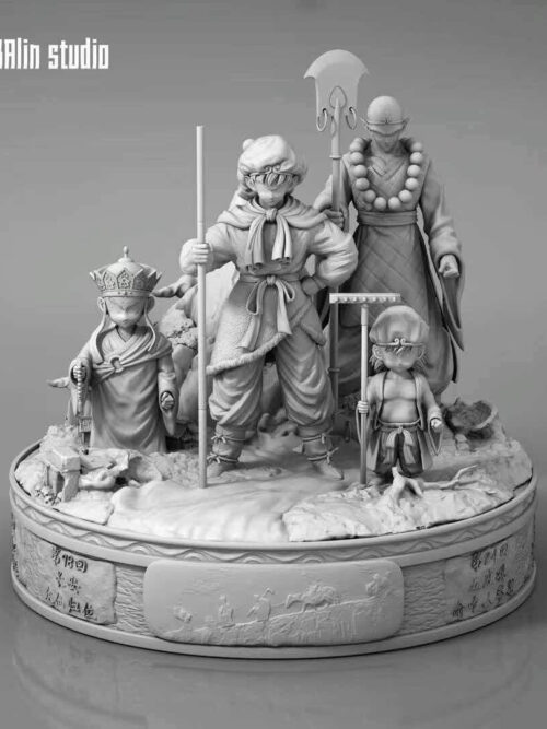 Journey to the West Diorama — Son Goku, Krillin, Piccolo, Son Gohan - Image 3