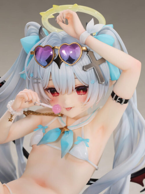 Floating Summer: Silver-Haired Girl - Detail View 8