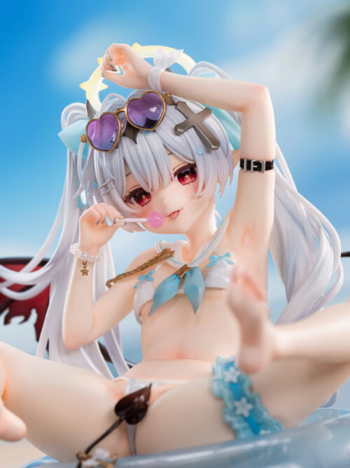 Floating Summer: Silver-Haired Girl - Detail View 1