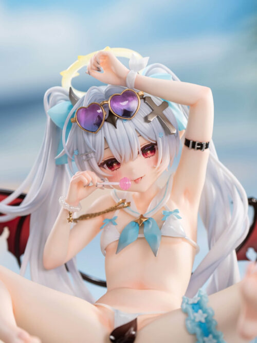 Floating Summer: Silver-Haired Girl - Detail View 4