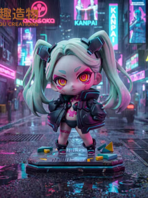 Chibi Ver. Cyberpunk: Edgerunners Rebecca - Collectible Figure Main View