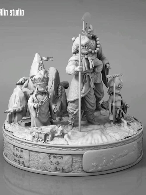 Journey to the West Diorama — Son Goku, Krillin, Piccolo, Son Gohan - Image 5