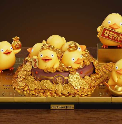 Fortune Deity Statue The Duck God - Collectible Figure Main View