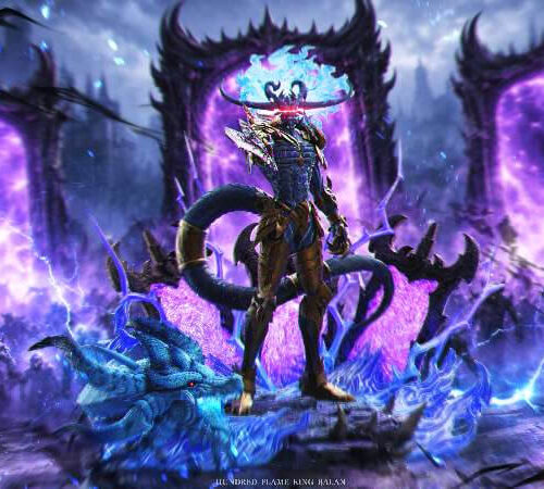 Monarch of White Flames Baran - Collectible Figure Main View
