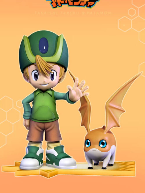 Chosen Child Takeru Takaishi & Patamon - Collectible Figure Main View