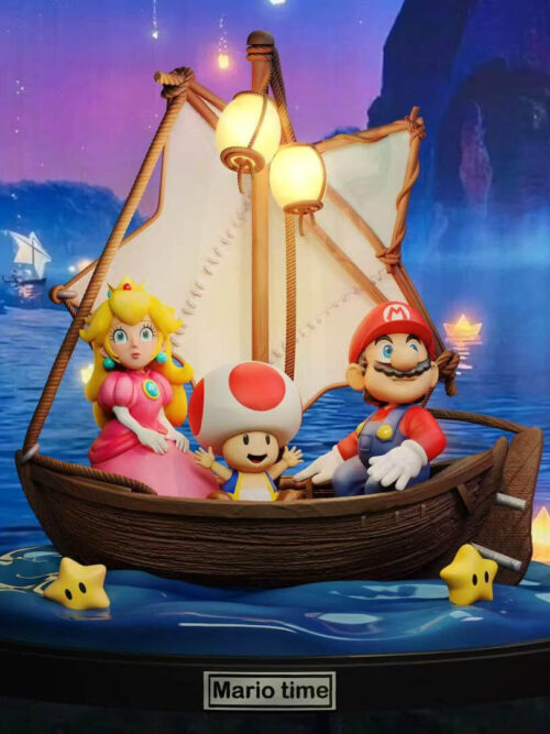 Starry Night Mario & Princess Peach - Collectible Figure Main View