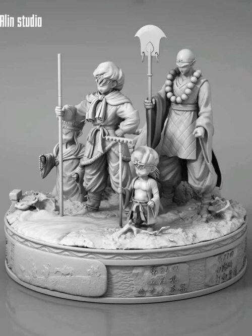 Journey to the West Diorama — Son Goku, Krillin, Piccolo, Son Gohan - Image 4