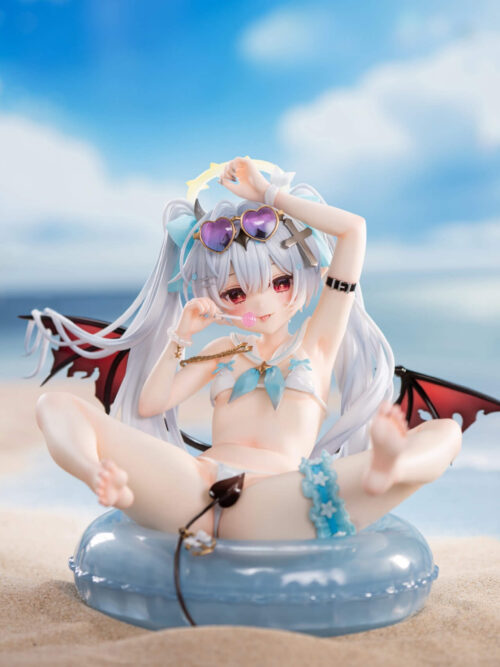 Floating Summer: Silver-Haired Girl - Collectible Figure Main View