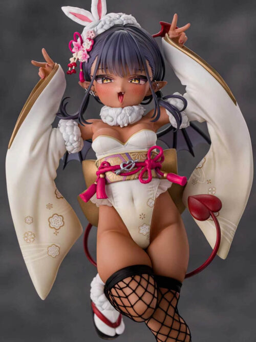 Brown Little Succubus — Kimono Bunny Girl Ver. - Detail View 2