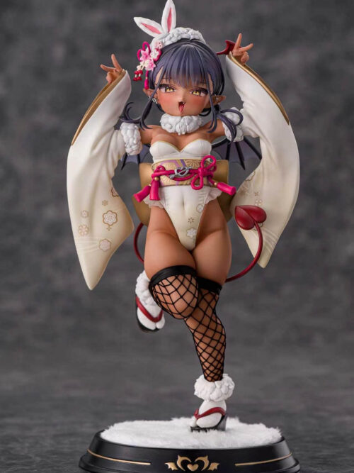 Brown Little Succubus — Kimono Bunny Girl Ver. - Detail View 1