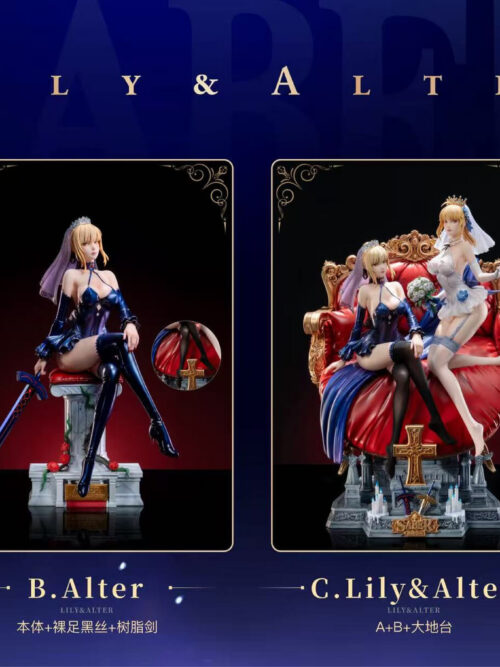 Bride Series — Artoria Pendragon (Lily) & Jeanne d'Arc (Alter) - Detail View 18