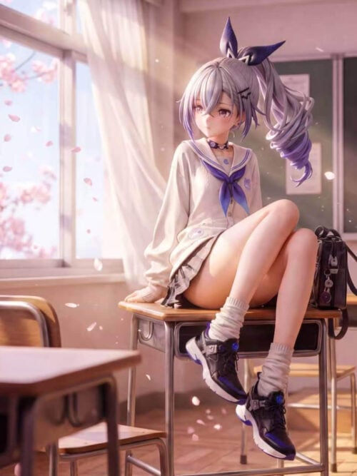 School Days Silver Wolf - Collectible Figure Main View
