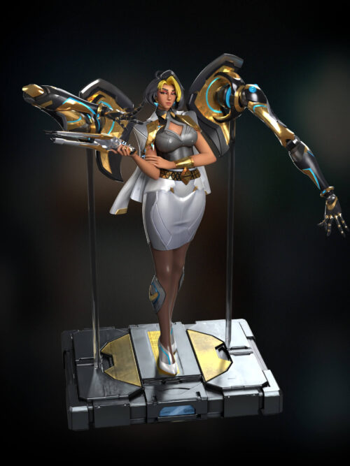 61pfqeq4hkxrcjbwd280qya8xawm9279 Overwatch Domina - Collectible Figure Main View