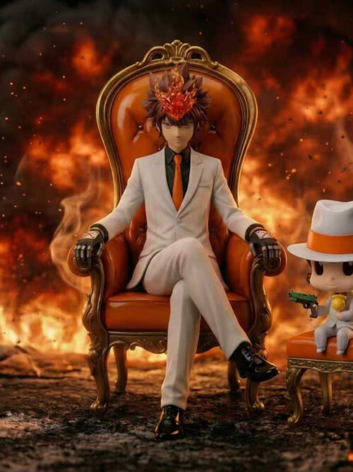 Dying Will Flame Tsunayoshi Sawada & Reborn - Collectible Figure Main View
