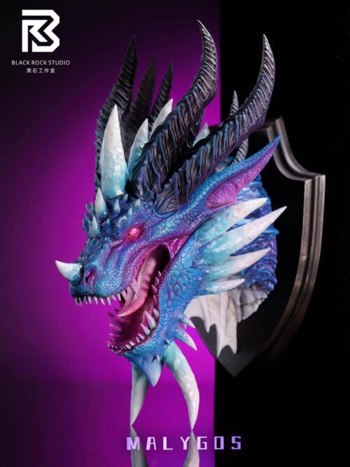 Five Dragon Aspects Bust Magnet Set - Detail View 4