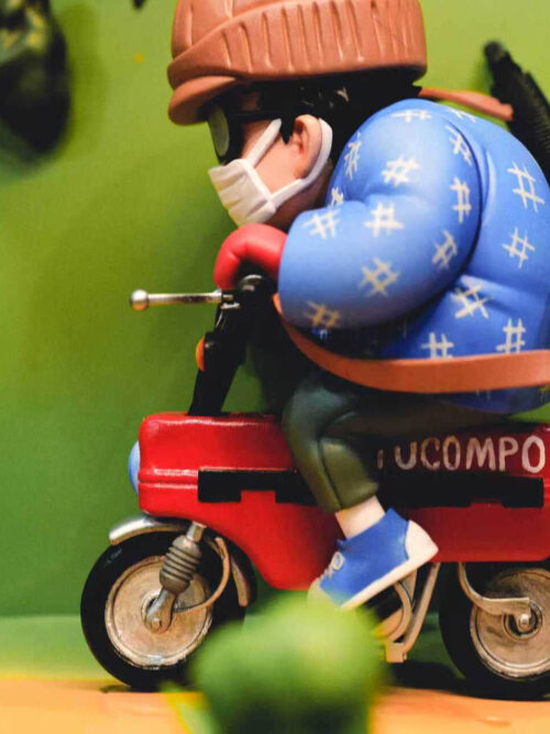 Motorcycle Riding Akira Toriyama - Detail View 4