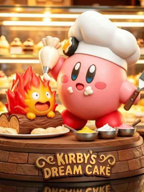 Kirby's Dream Cake — Kirby x Calcifer - Detail View 1