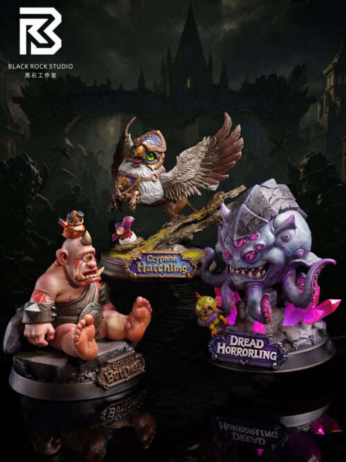 Ogre & Gryphon & Observer — World of Warcraft Trio Set - Detail View 19