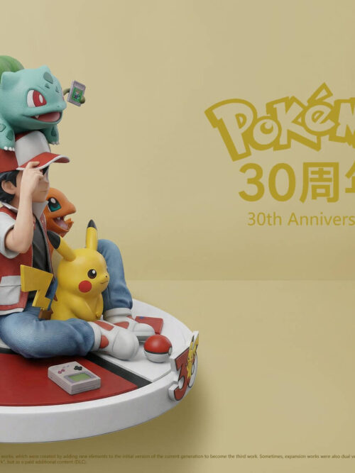 30th Anniversary Sitting Ash Ketchum / Red - Detail View 4