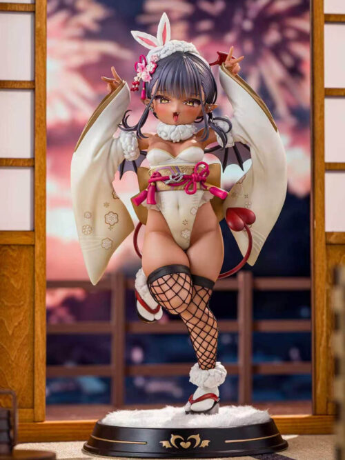Brown Little Succubus — Kimono Bunny Girl Ver. - Collectible Figure Main View