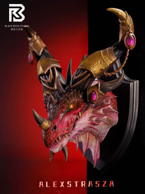 Five Dragon Aspects Bust Magnet Set - Detail View 1