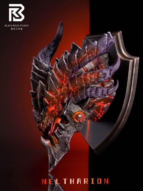 Five Dragon Aspects Bust Magnet Set - Detail View 5