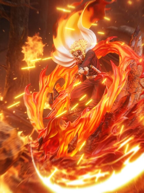 jcjr2j7071b8y2hw626k0kgtrr7vy6rp Flame Breathing: Ninth Form — Kyojuro Rengoku - Collectible Figure Main View