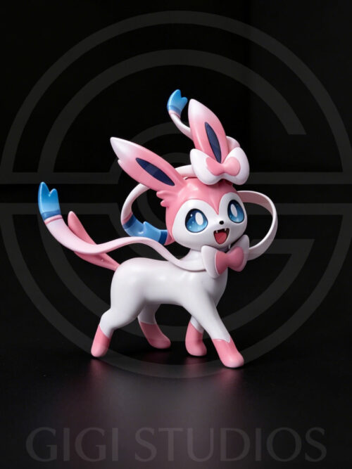 Cheerful Pose Sylveon - Collectible Figure Main View