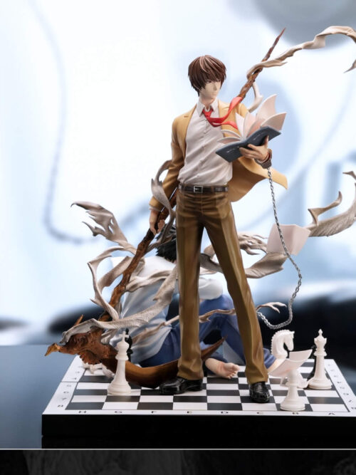 Light Yagami & L Lawliet Chessboard Diorama - Collectible Figure Main View