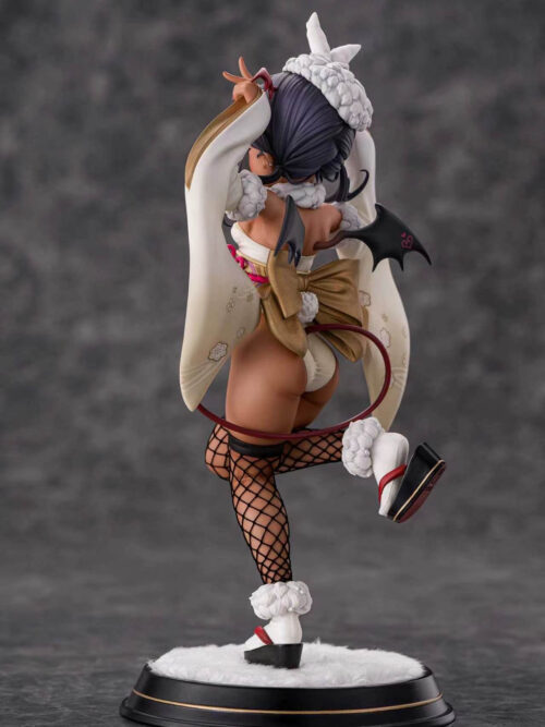 Brown Little Succubus — Kimono Bunny Girl Ver. - Detail View 4