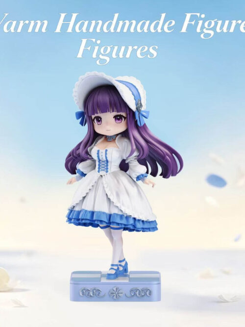 White & Black Lolita Dress Chibi Frieren and Fern - Detail View 3