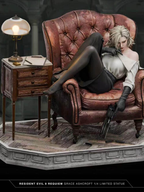Reclining Grace Ashcroft — Resident Evil Requiem - Collectible Figure Main View